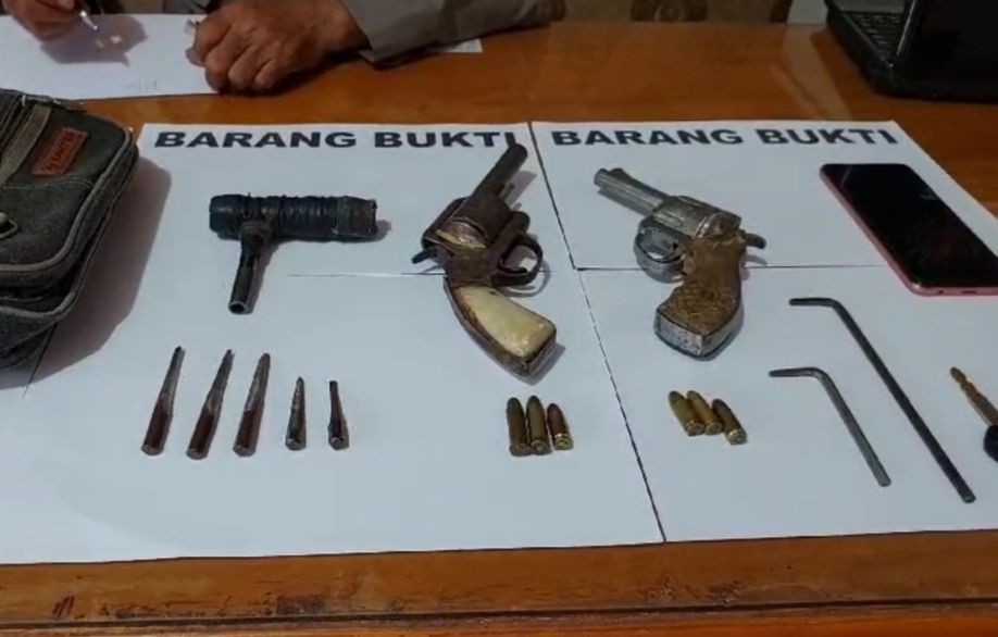 Pakai Kaki Palsu, Bandit Pencuri Motor Bersenpi di Lampung Ditangkap