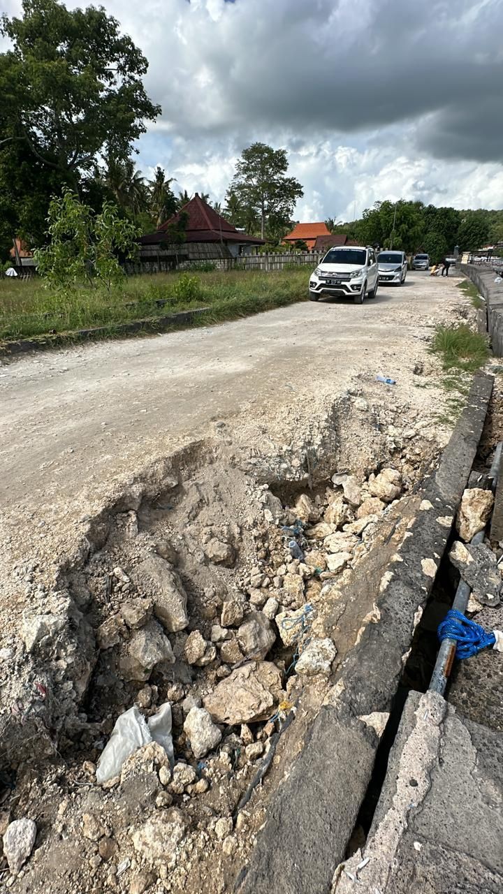 Ni Luh Djelantik Viralkan Infrastruktur Nusa Penida Rusak
