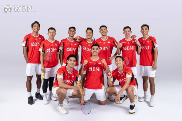 Line Up Indonesia vs Taiwan di Semifinal Thomas Cup 2024