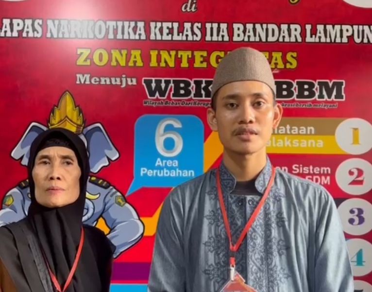 Ikut Pelatihan Manasik, Eks Napi Narkotika di Lampung Dihadiahi Umrah