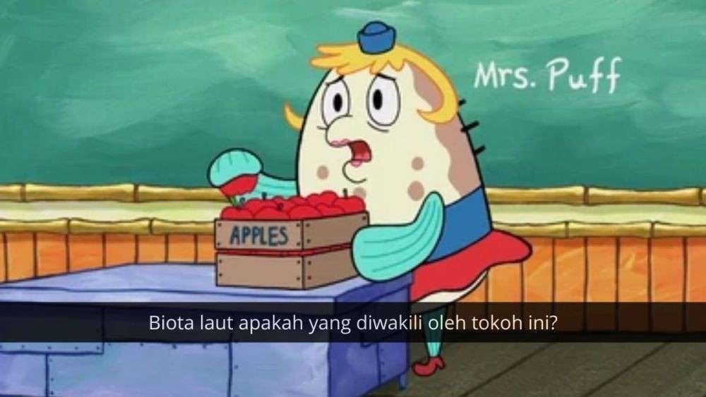 [QUIZ] Apakah Kamu Tahu Biota Laut Asli dari Karakter SpongeBob SquarePants?