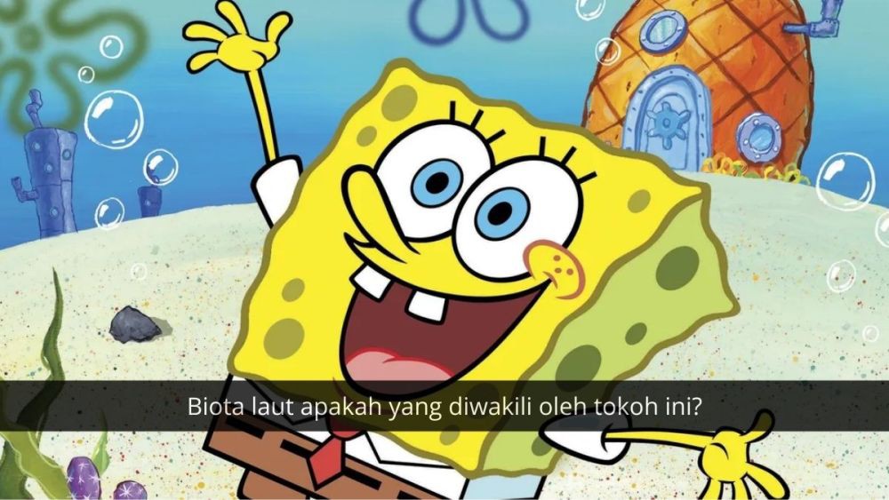 [QUIZ] Apakah Kamu Tahu Biota Laut Asli dari Karakter SpongeBob SquarePants?