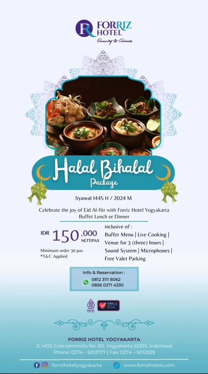 9 Promo Halalbihalal Hotel di Jogja, Pas Buat Rombongan 