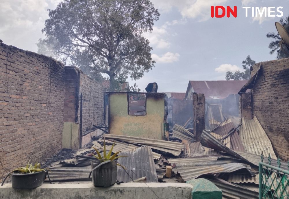 Kebakaran di Asrama Eks Kowilhan Diduga Disebabkan Konsleting Listrik