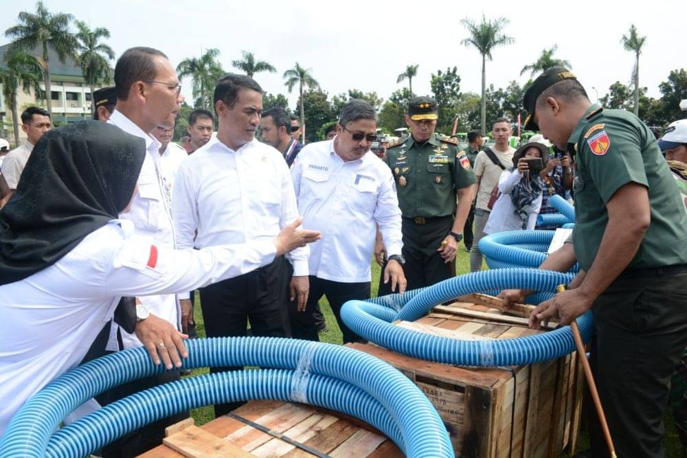 Pompanisasi Dinilai Solusi Cepat Atasi Kekeringan Lahan Pert