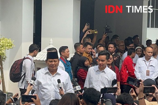 Prabowo-Gibran Tiba di KPU Jelang Pengumuman Pilpres 2024