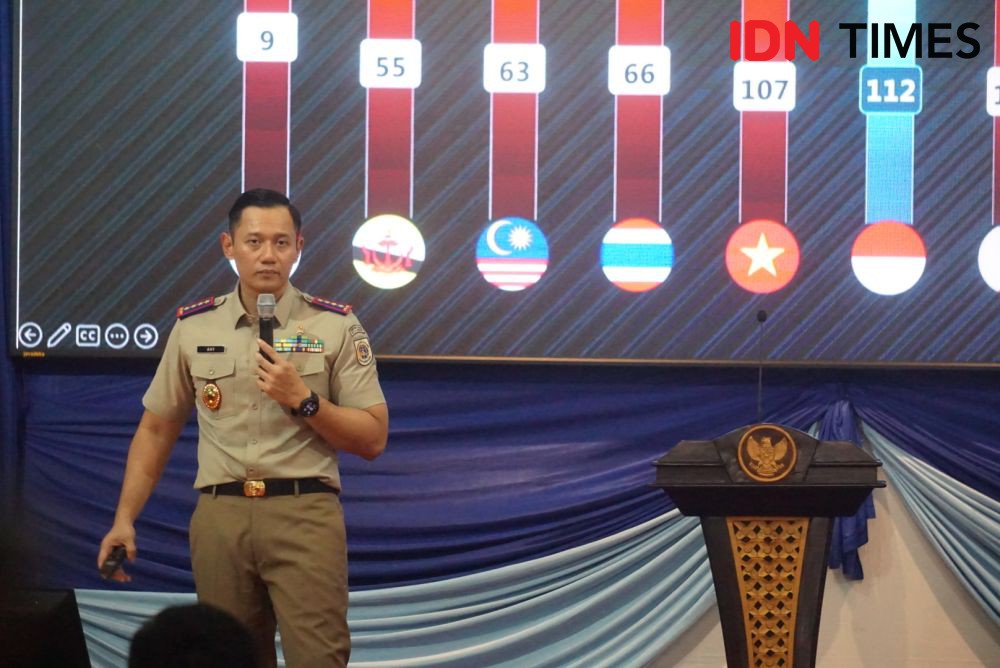 AHY Bicara Peningkatan Kualitas SDM di STPN Yogyakarta