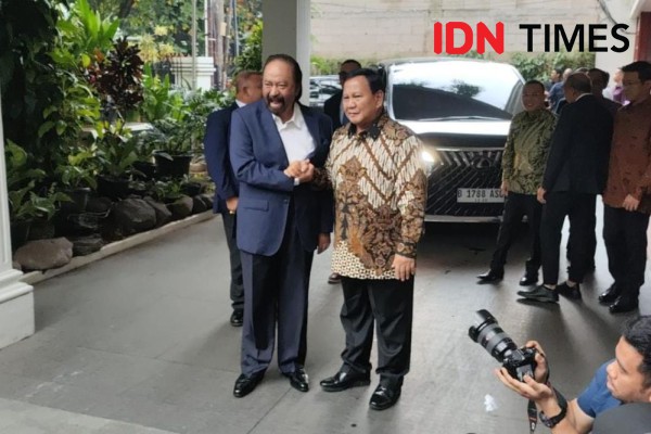 Surya Paloh Temui Prabowo di Kertanegara, Sinyal Merapat ke KIM?