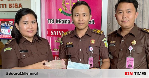 Kejari Setor Rp400 Juta Ke Negara, Kasus Korupsi Kontainer