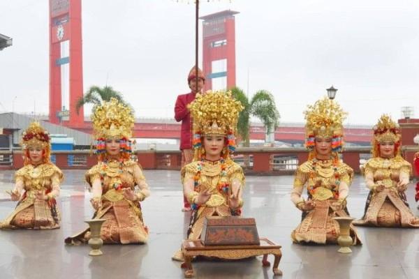 Sejarah Tari Tanggai Palembang Upacara Persembahan Jadi Sam