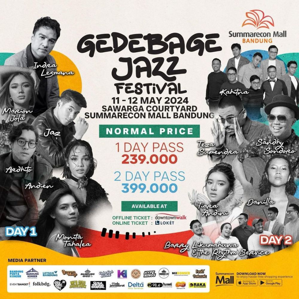 Kahitna, Danilla, hingga Ardhito Ramaikan Gedebage Jazz Festival