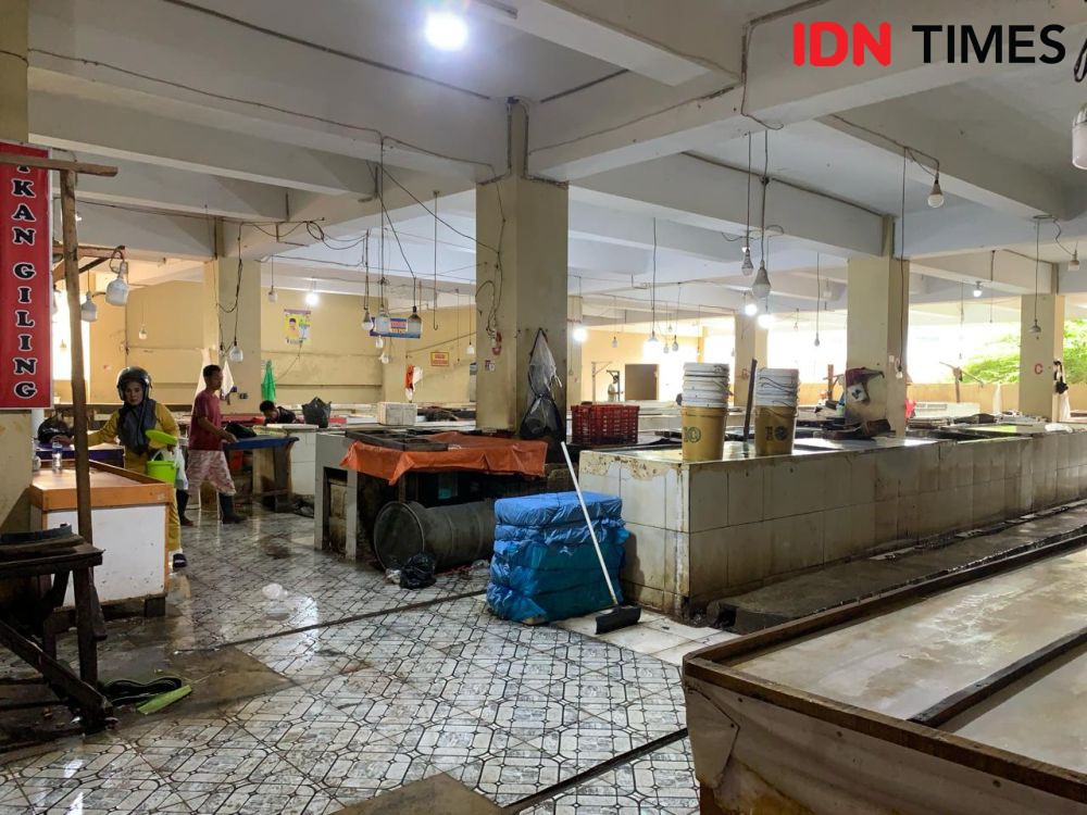 Potret Pilu Pasar SMEP, Bangunan Rp45 Miliar Pemkot Balam Sepi Peminat