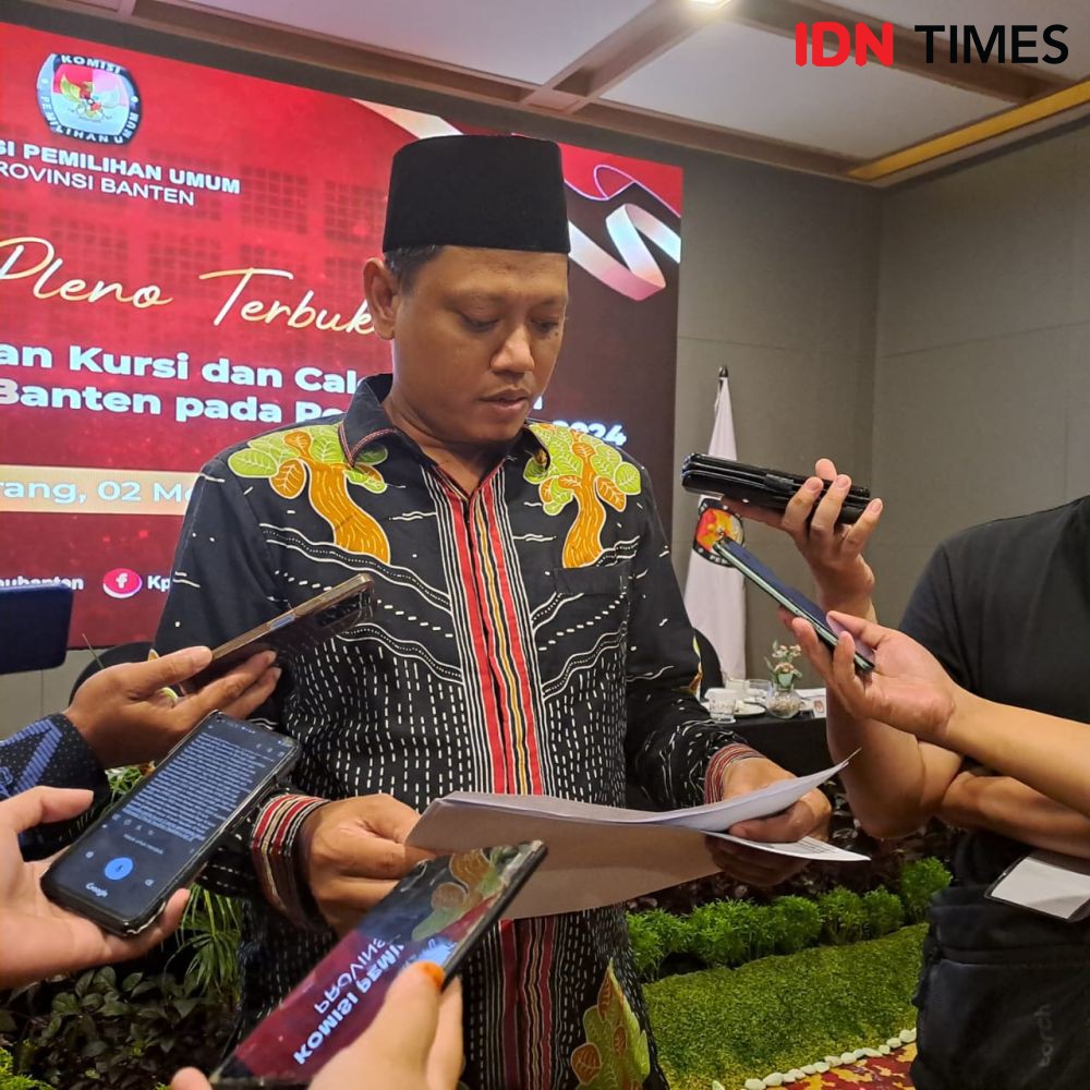 KPU Tetapkan Caleg DPRD Banten Terpilih, Jumlah Kursi  3 Parpol Sama
