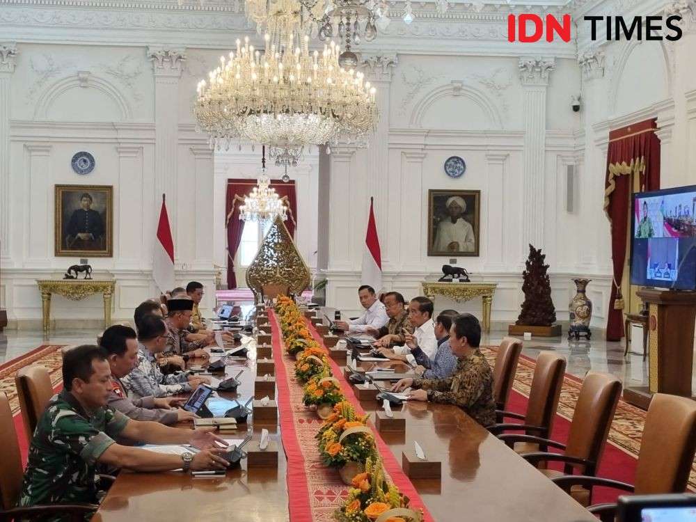 Mengintip Kegiatan Jokowi Hari Pertama Berkantor Di IKN