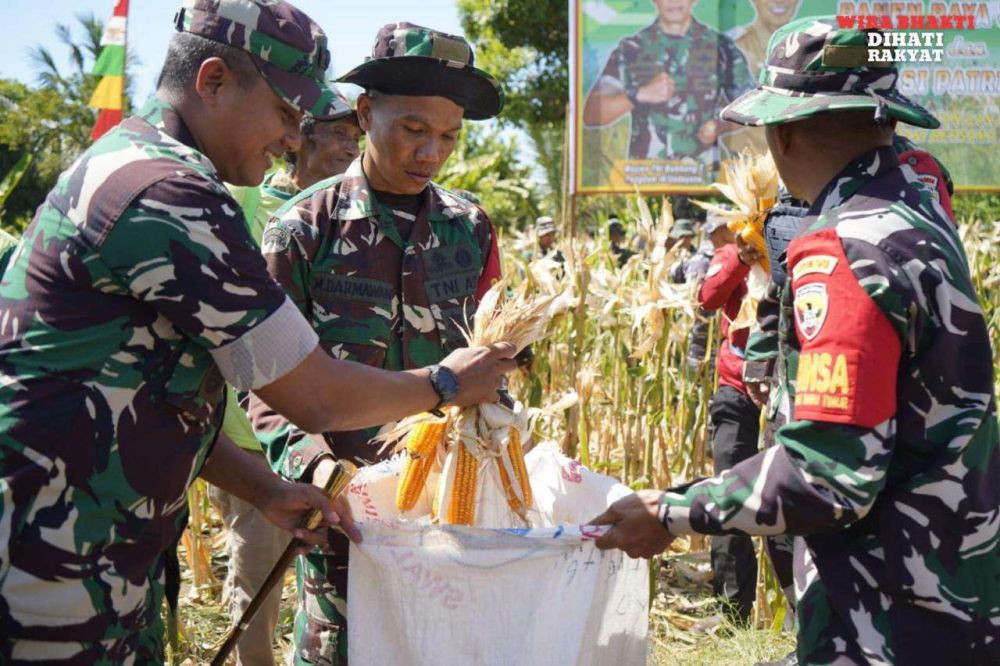 TNI Kerahkan Patriot Pangan untuk Swasembada Padi dan Jagung di NTB