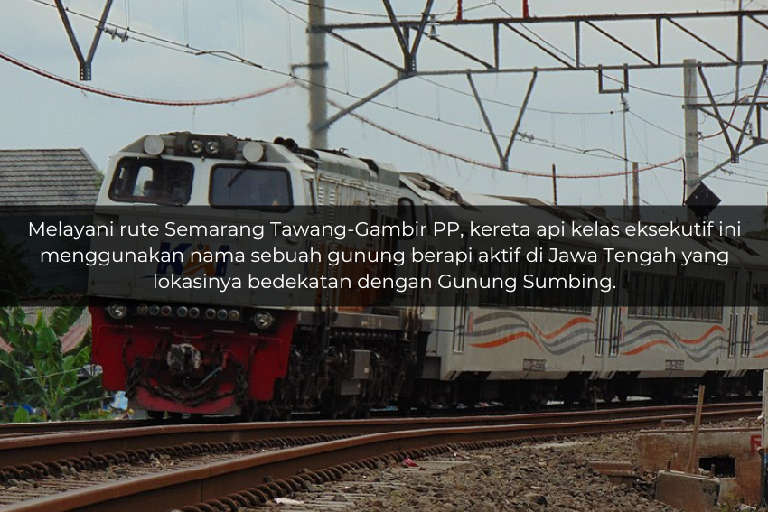[QUIZ] Tebak Nama Kereta Api yang Menggunakan Nama Gunung di Indonesia Ini!