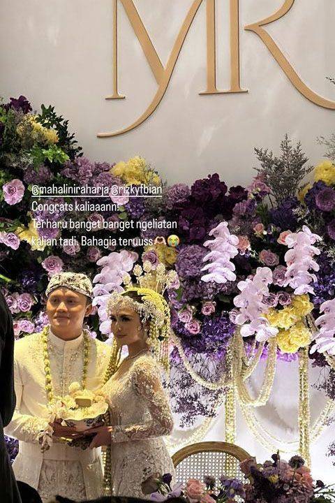 7 Potret Akad Nikah Rizky Febian Dan Mahalini, Akhirnya Sah!