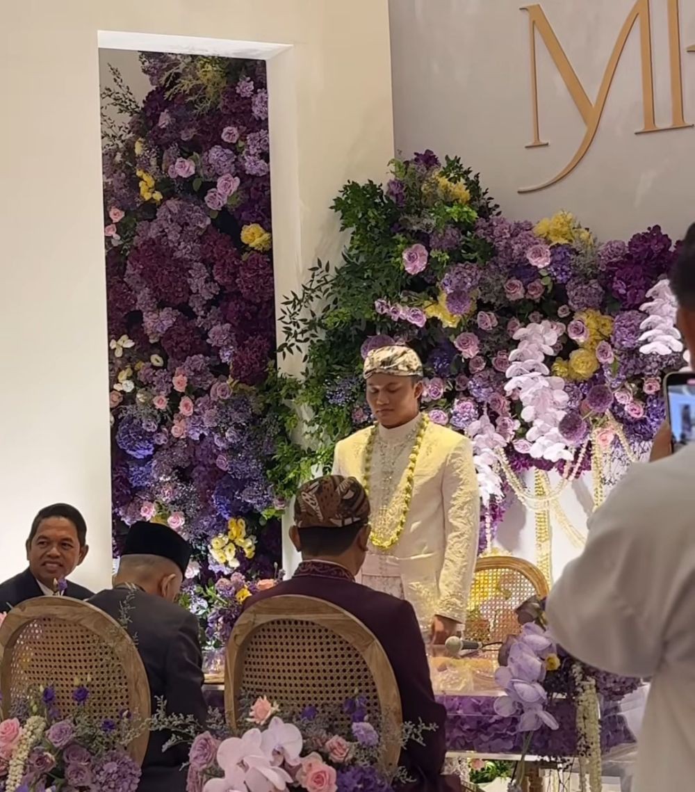 7 Potret Akad Nikah Rizky Febian Dan Mahalini, Akhirnya Sah!