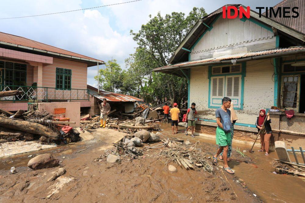 12 Orang Tewas Karena Banjir Lahar Dingin Gunung Marapi Sumb