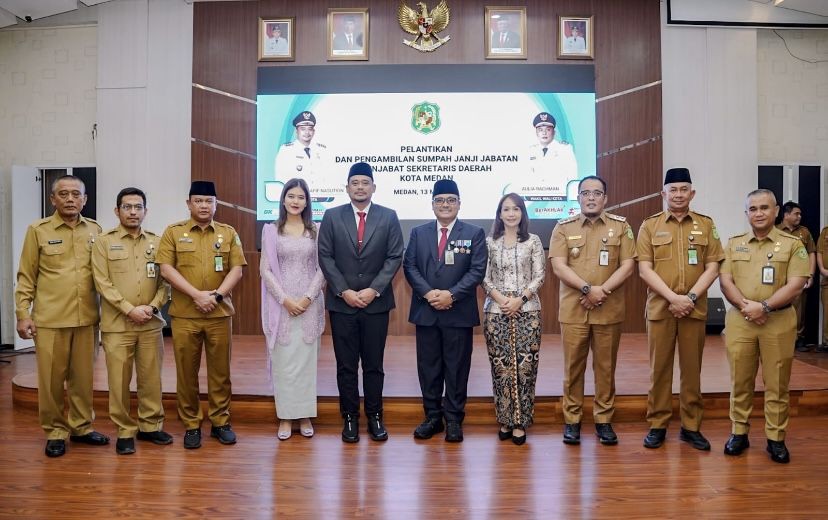 Topan Ginting Dilantik Jadi Pj Sekda Medan, Kok Bukan Paman Bobby?