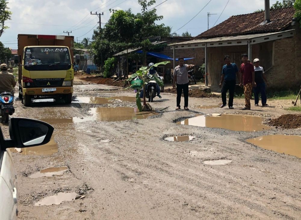 Jalan Rusak Lampung Capai 7.580 Km, Pemprov: Karena Drainase Buruk