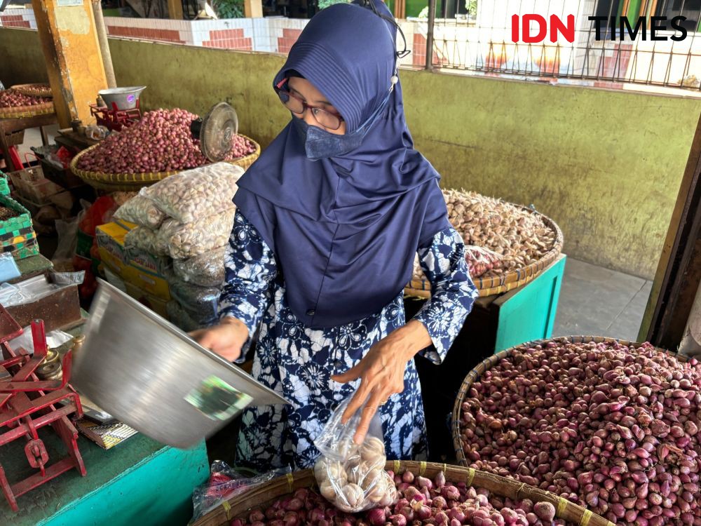 KPPU Sidak Harga Bawang Putih di Pasar Beringharjo, Ini Hasilnya