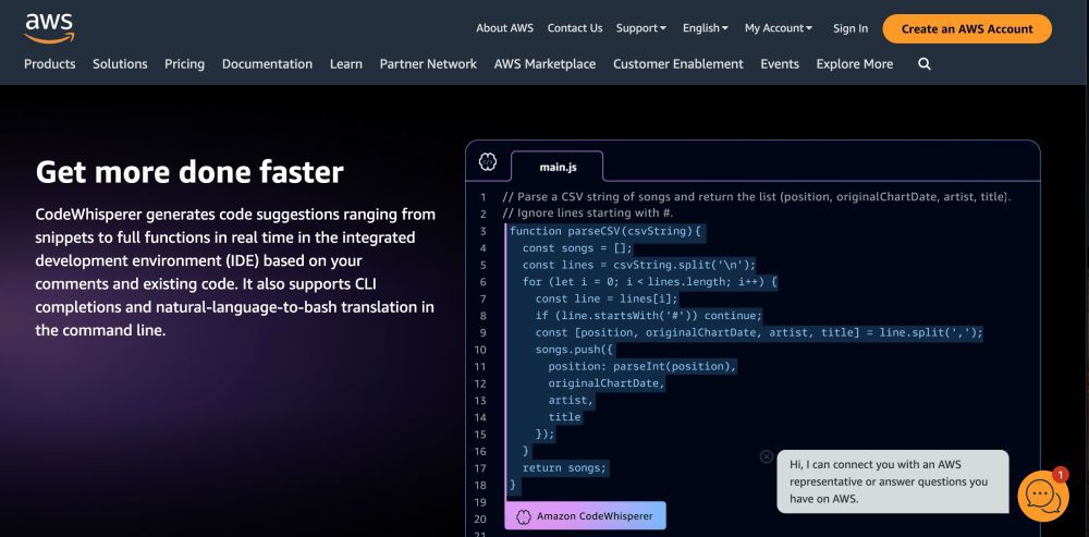 Amazon codewhisperer. Amazon codewhisperer