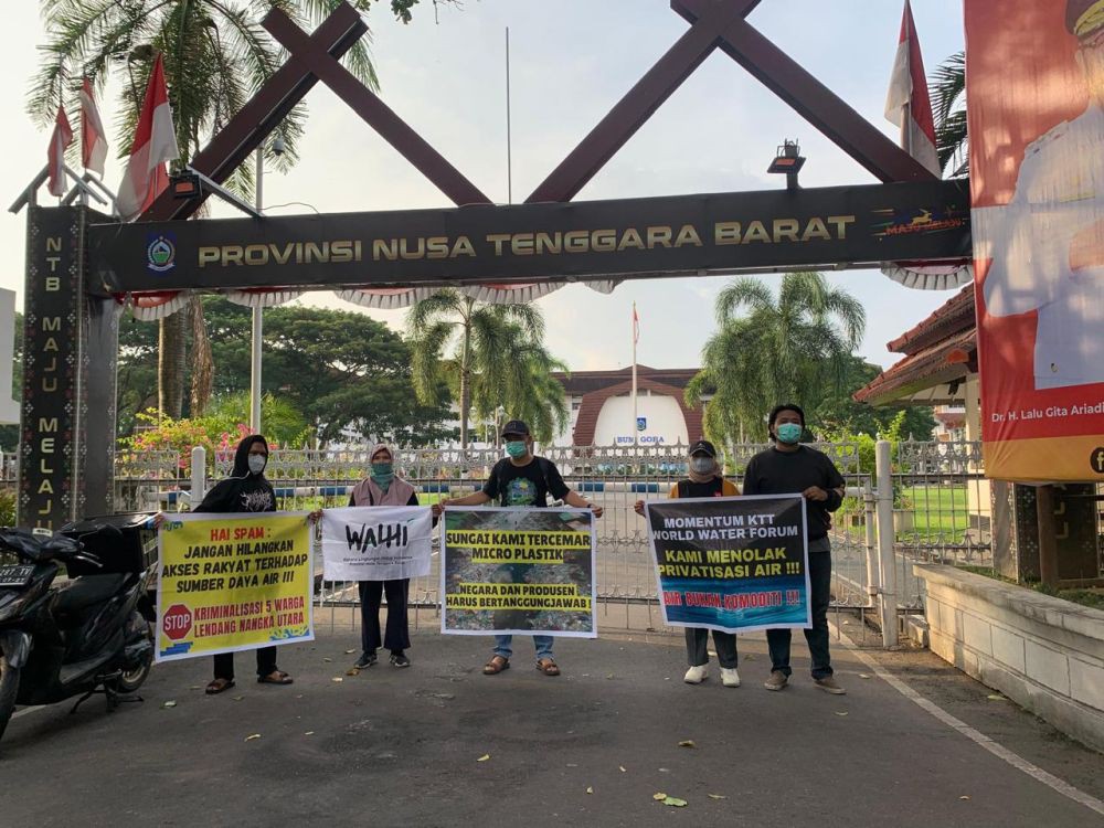 KTT WWF di Bali, Walhi NTB Desak Penghentian Privatisasi Air 