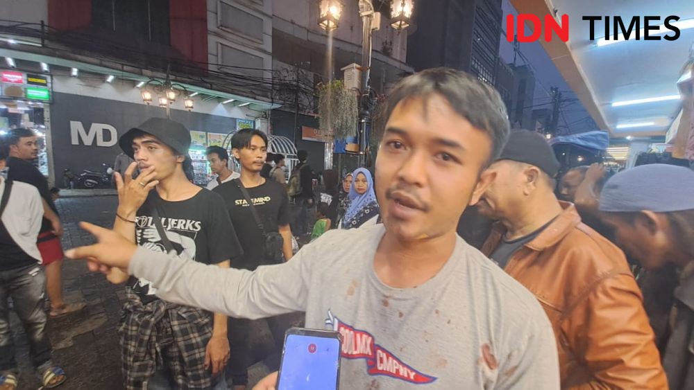 Penertiban PKL Dalem Kaum Berujung Ricuh, Pedagang Luka-luka