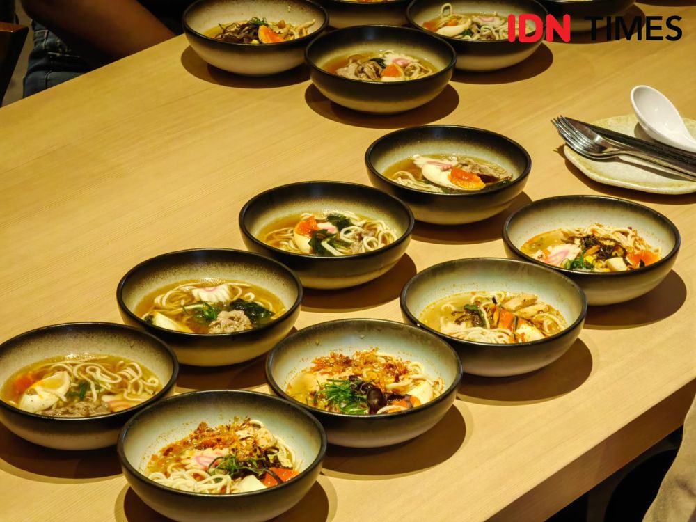 Unik! Lomba Makan Ramen di Mangano Sushi, Restoran Jepang di Solo Baru