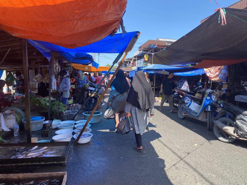 Normalisasi Jalan Pasar Lama di Banjarmasin dari PKL, Berjalan Lancar