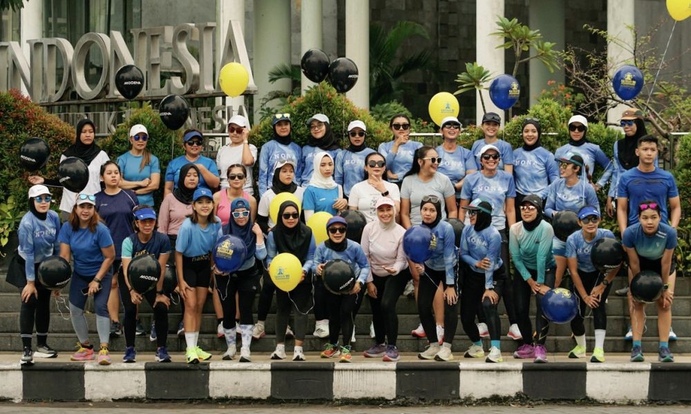 Gaya Hidup Sehat, Ibu-Ibu Ikuti Modena Run Day & Healthy Food Hack