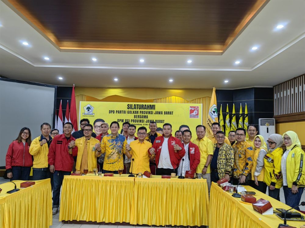 Golkar Jabar Terima Silaturahmi Politik PSI, Kang Ace: Kami Sister Party