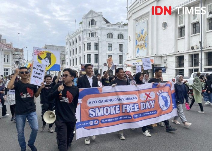 Anak Muda Medan Aksi, Soroti Konsumsi Rokok Tak Terkendali