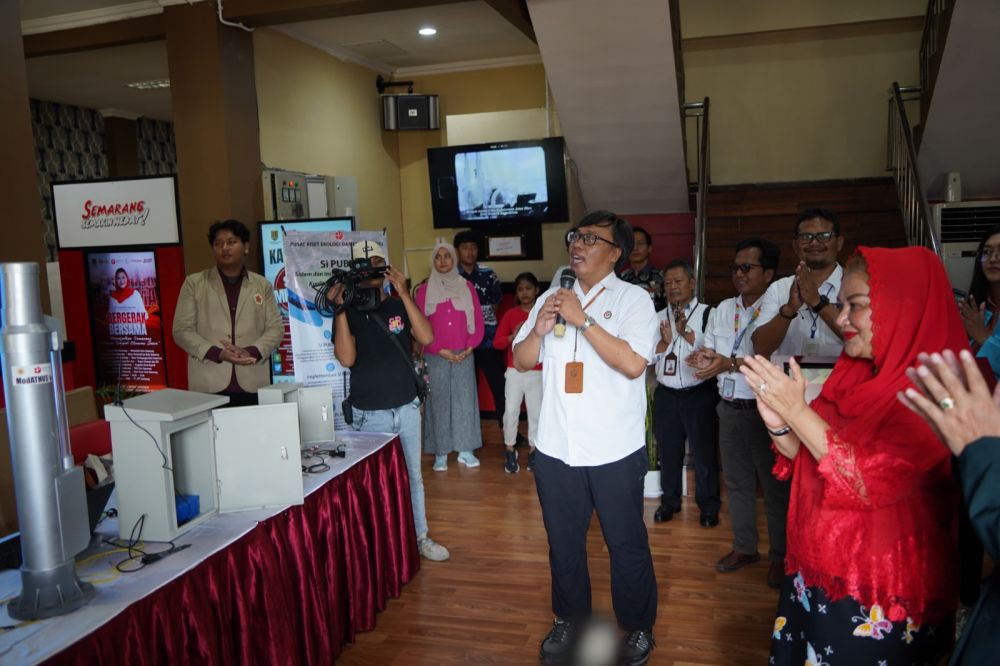 Modathus Alat Deteksi Banjir dan Longsor Dipasang di Semarang 