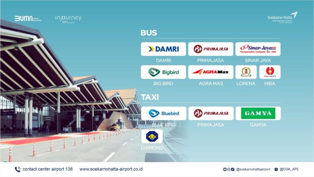 Moda Transportasi Darat di Terminal 1 Bandara Soetta Pindah Lokasi 