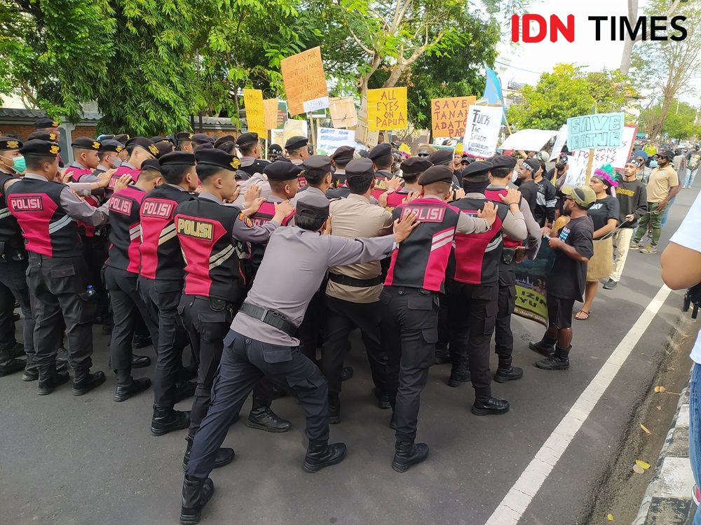 Kronologi Aksi Solidaritas Papua di Bali Diadang Polisi