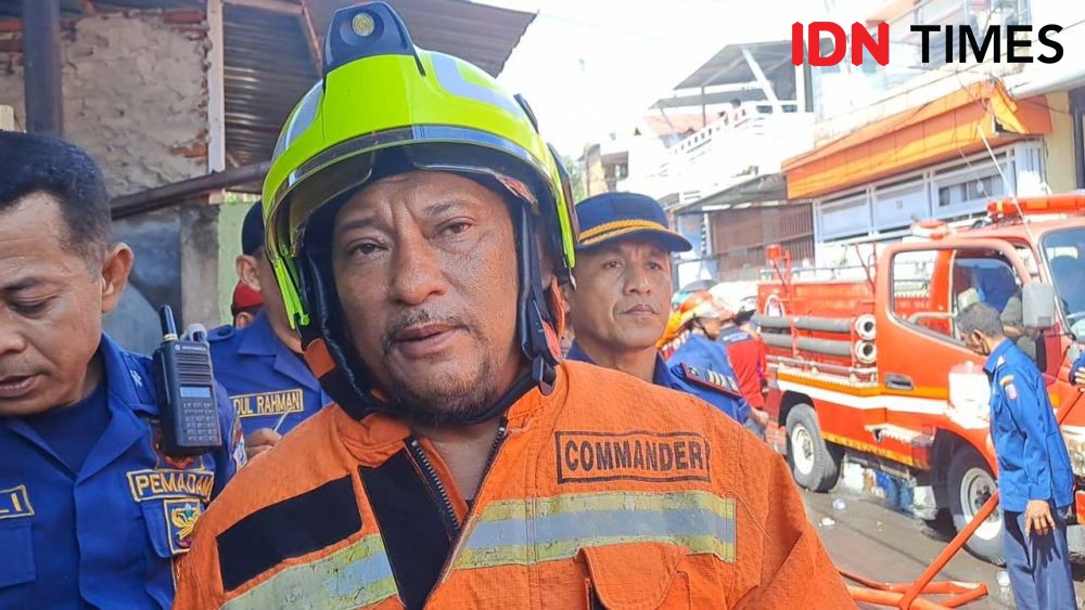 Tiga Rumah di Jalan Titang Makassar Hangus Terbakar