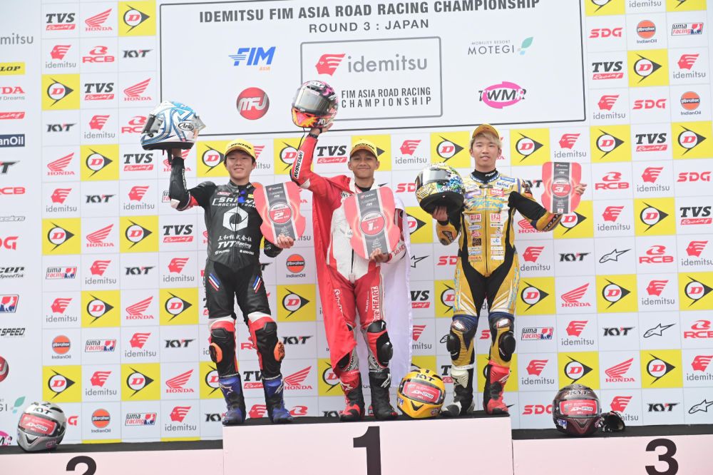 Pembalap Astra Honda Kibarkan Merah Putih di Podium IATC Malaysia