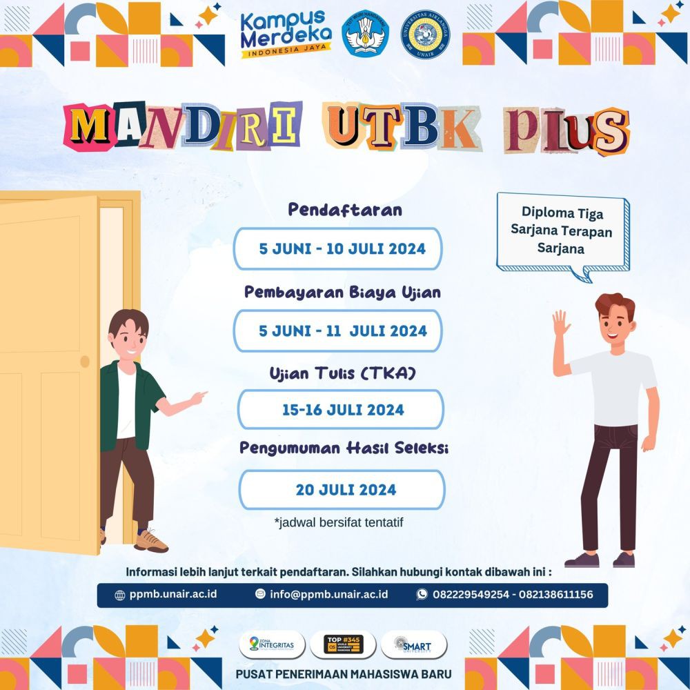 14 PTN Yang Buka Jalur Mandiri Pakai Nilai UTBK, Catat!