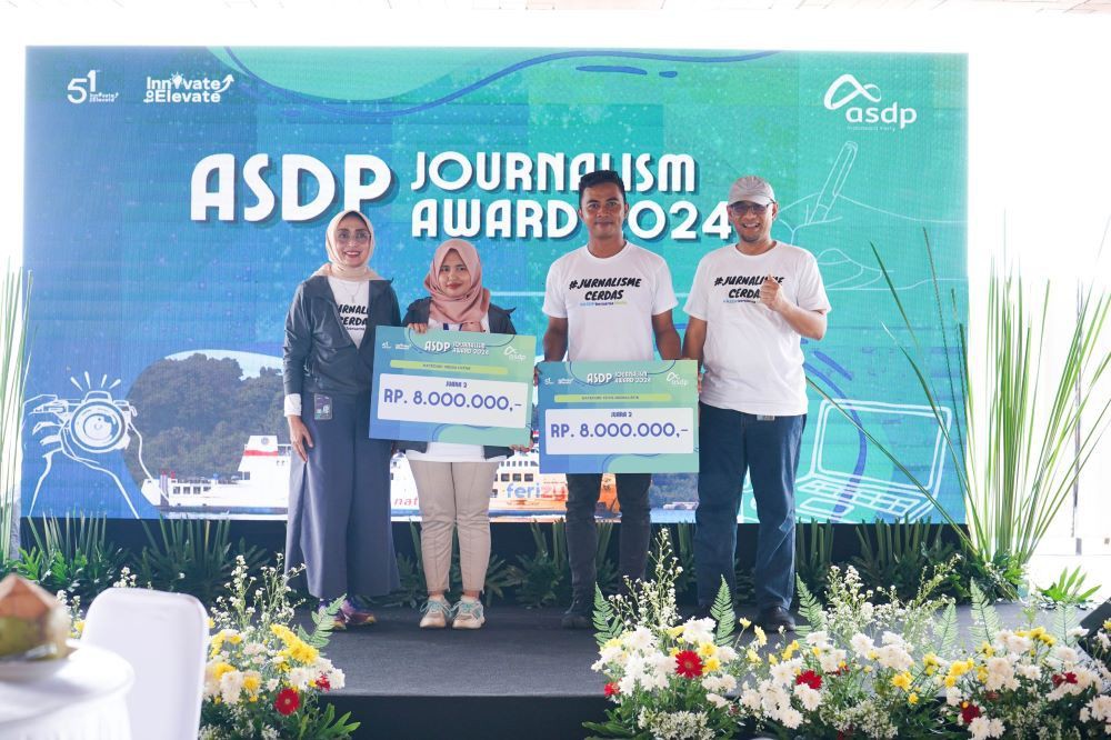 Linggauni Jurnalis IDN Times Juara Favorit ASDP Journalism Awards 2024