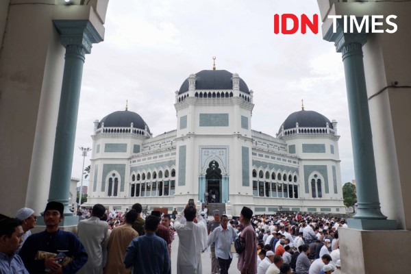 5 Alasan Memilih Salat Id di Masjid Raya Al Mashun