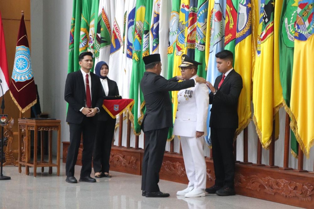 Sah Jabat Pj Gubernur Lampung, Samsudin Minta Dukungan Forkopimda