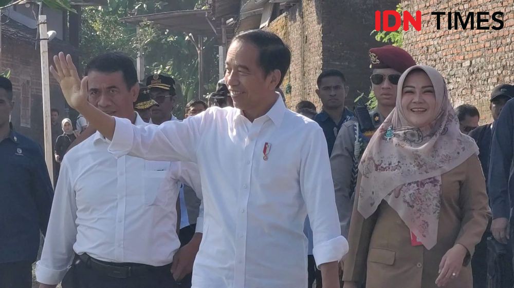 Presiden Jokowi Tinjau Pompanisasi Pertanian di Klaten dan Karanganyar