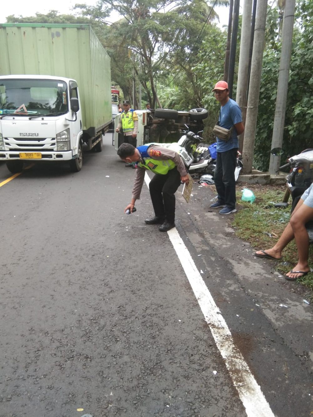 Mobil-Motor Adu Jangkrik di Tabanan, Satu Orang Meninggal