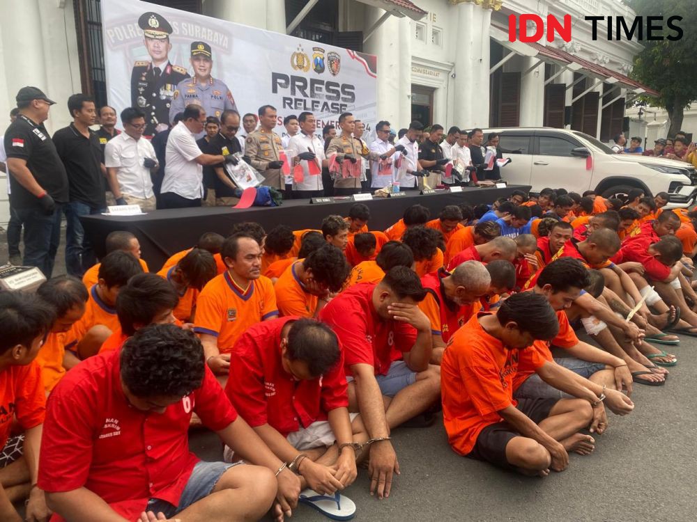 HUT Bhayangkara ke-78 di Surabaya, Curanmor dan Gangster Jadi Atensi