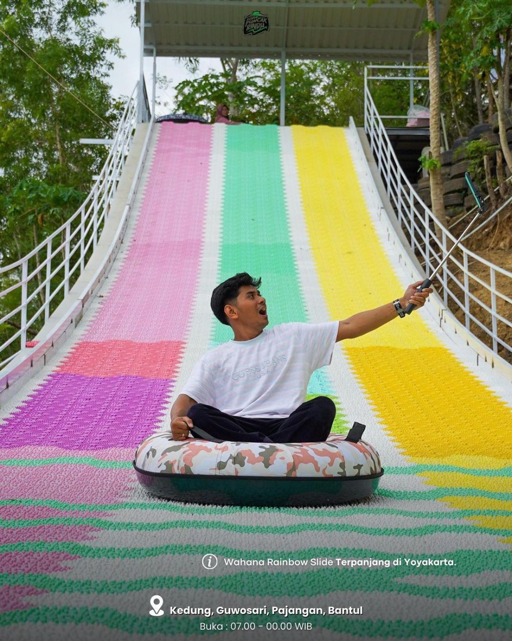 5 Spot Main Rainbow Slide di Jogja, Penyuka Tantangan Wajib Coba