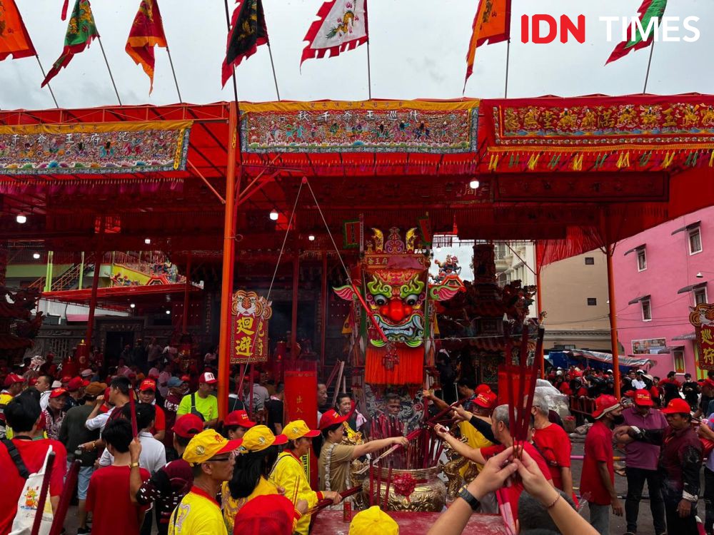 Festival Bakar Tongkang Bagansiapiapi Ramai Dikunjungi Wisatawan Asing