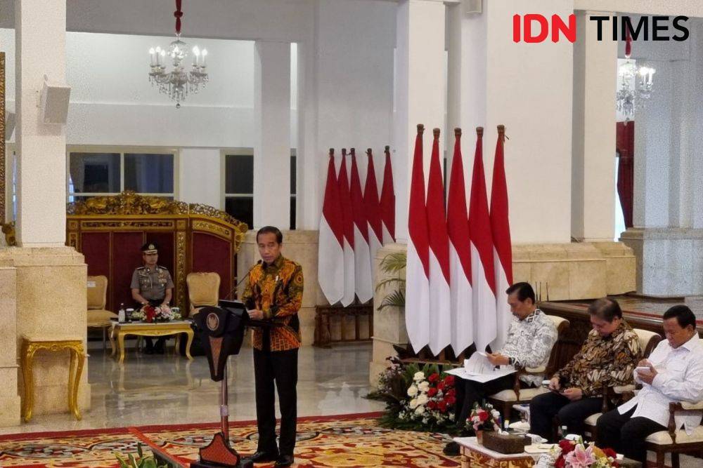 Jokowi-Prabowo Duduk Bersebelahan Sidang Kabinet Paripurna