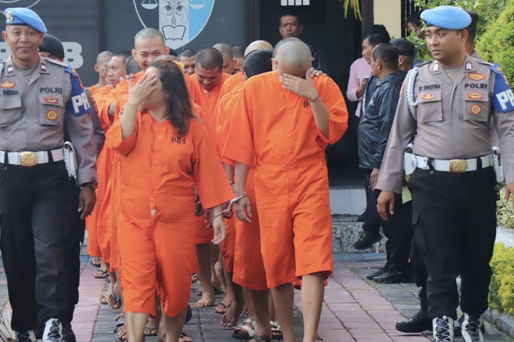 70 Orang TO Kasus Narkoba Tertangkap di Bali Selama 16 Hari